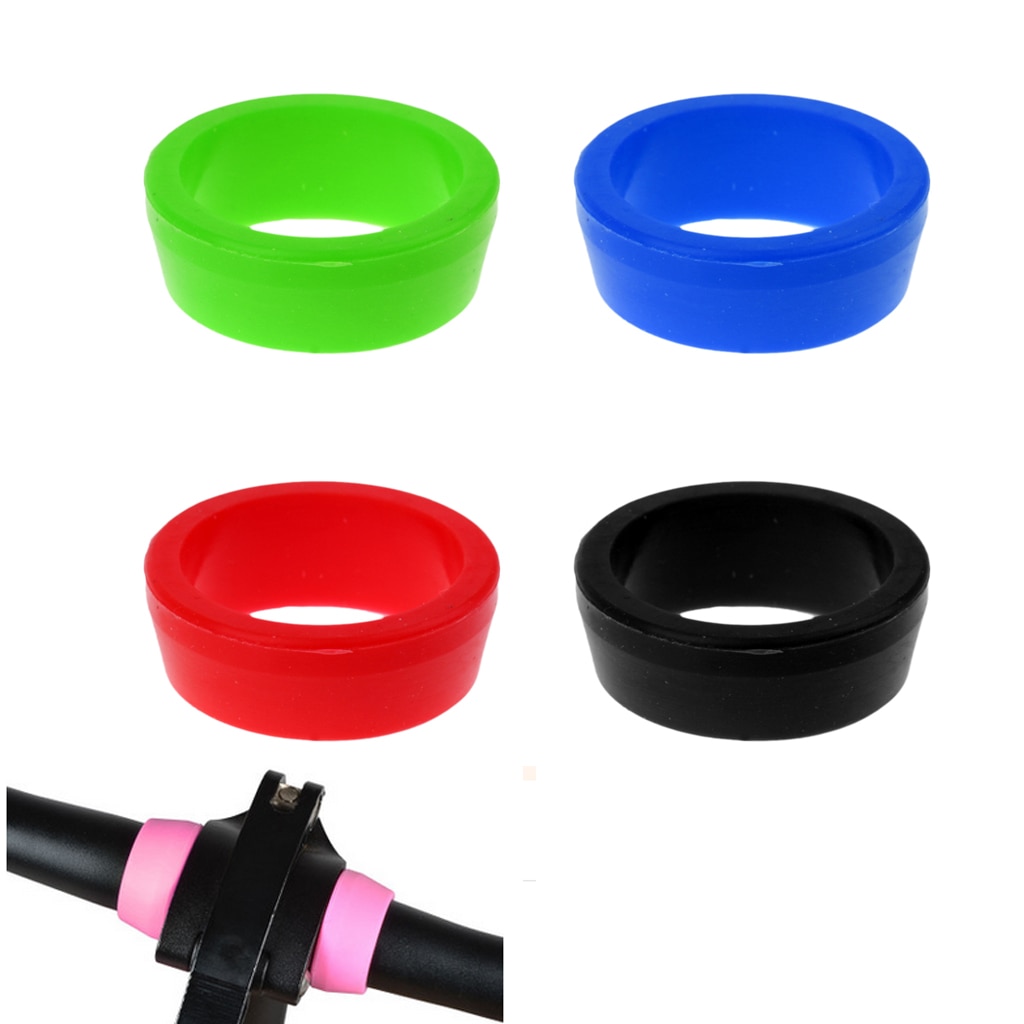 Universele fiets siliconen stofhoes waterdichte fiets zadelpen buis ring