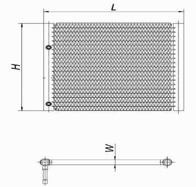 Small heat exchanger of micro conderser for mini cooling liquid water cooling chiller wine cooling