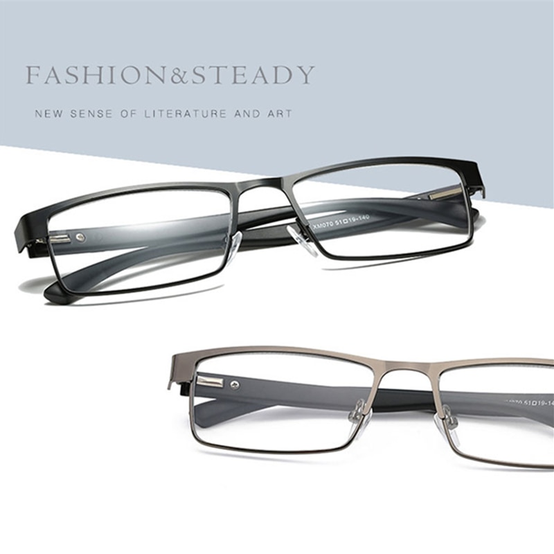 Wolhool Mannen Titanium legering Leesbril Niet sferische 12 Layer lenzen Retro Business Hyperopie Brillen