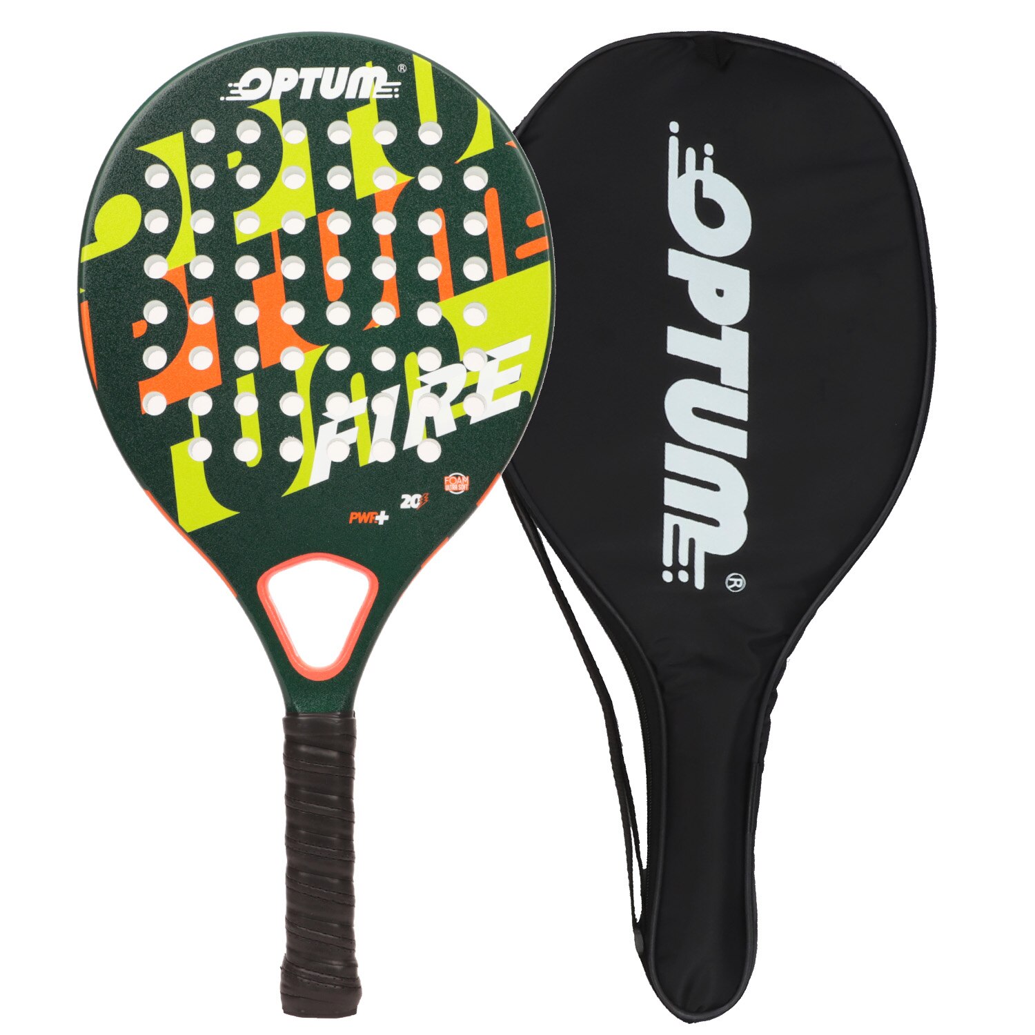 OPTUM Fire Carbon Fiber Junior Beach Tennis Racquet Light Racket For Young