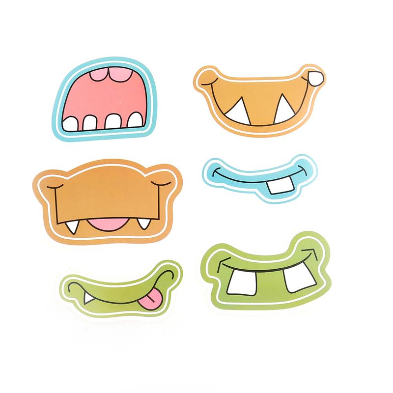 6 stuks grappige cartoon foto-rekwisieten met stokbaard snor gezicht fotohokje poseerrekwisieten voor feest bruiloft