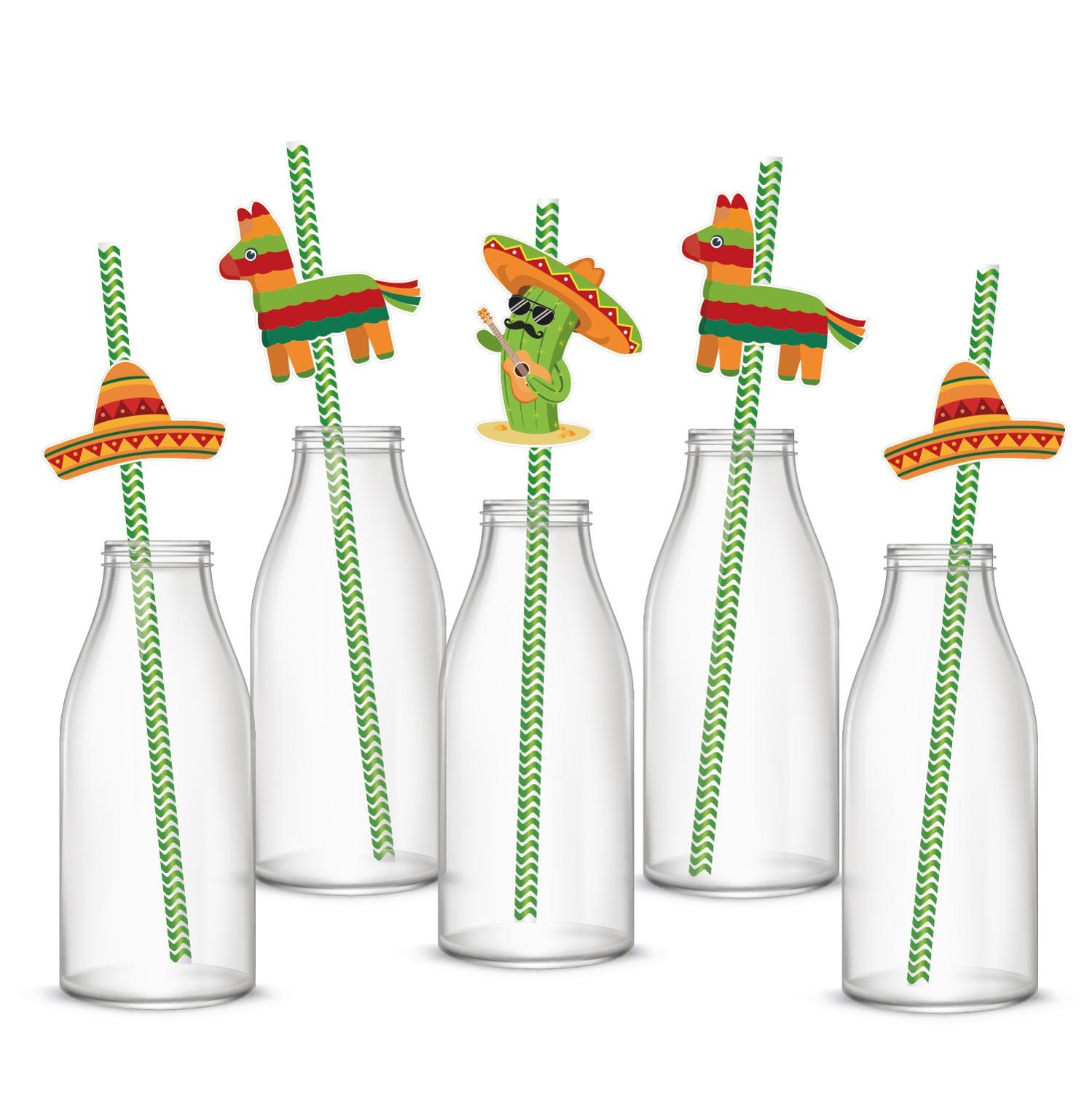 Mexican Theme Disposable Tableware Set Paper Plate/Cups/Napkins Mexican Party Decorations Supplies