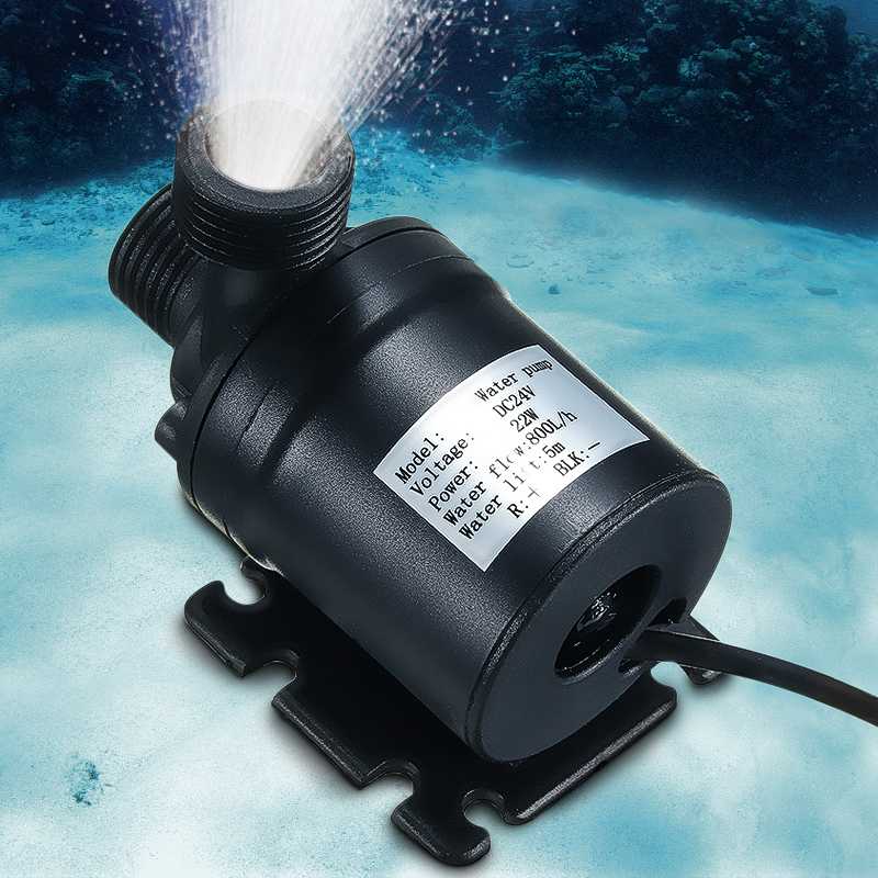 DC 24V 800L/H 5m Brushless Motor Water Circulation Water Pump 24V Submersibles Water Pumps Watering Pumps Aquarium Water Pump