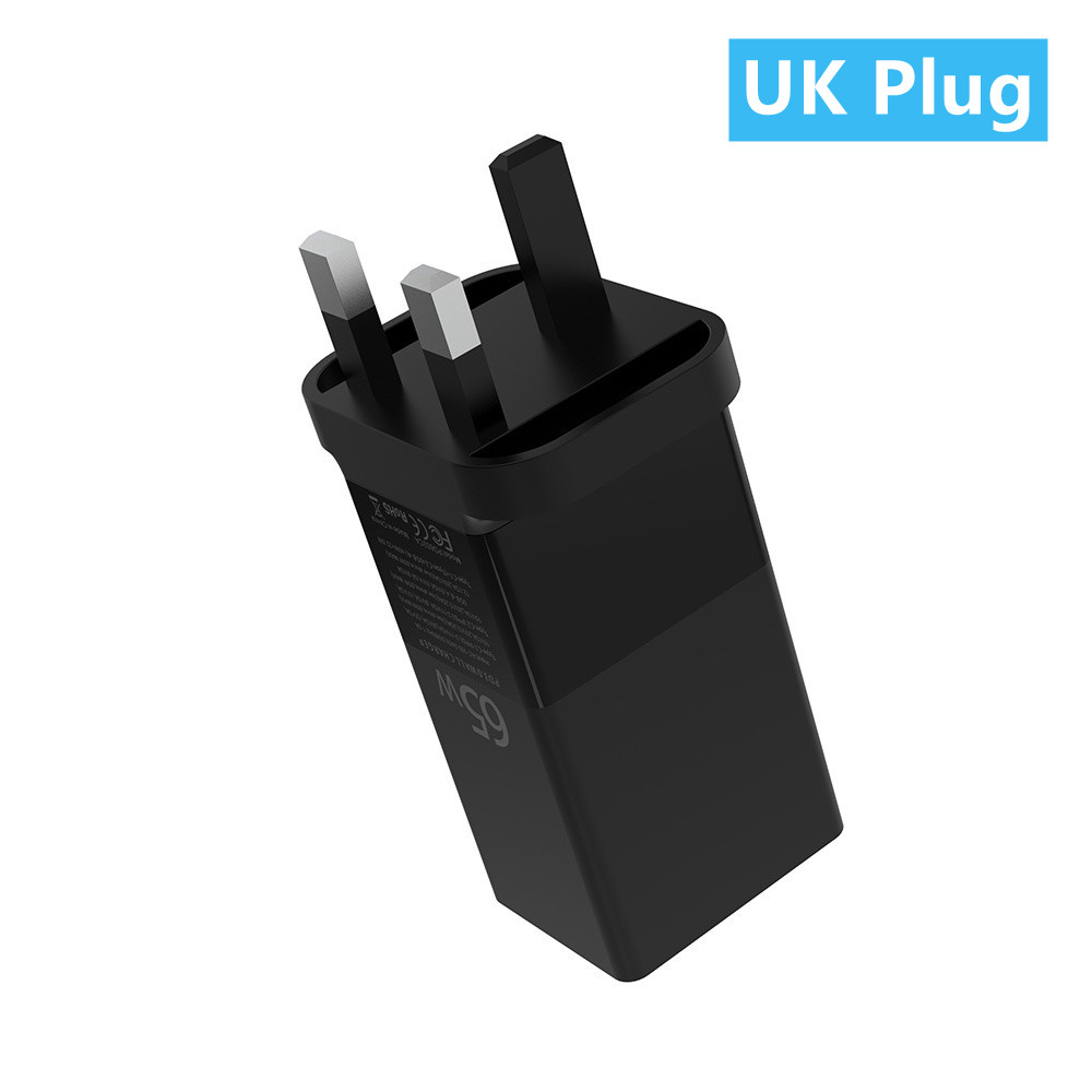 Gan 65w 3.0 pd qc3.0 -c schnellladeadapter für iphone 13, 12 pro max und macbook: Vereinigtes königreich