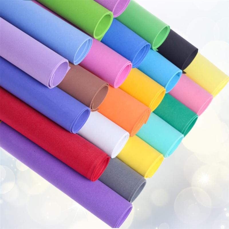 De papel de espuma EVA de 1mm de grosor, hojas de espuma hechas a mano, papel de esponja, materiales de artesanía arte de colección de recortes para flores 10 Uds./lote