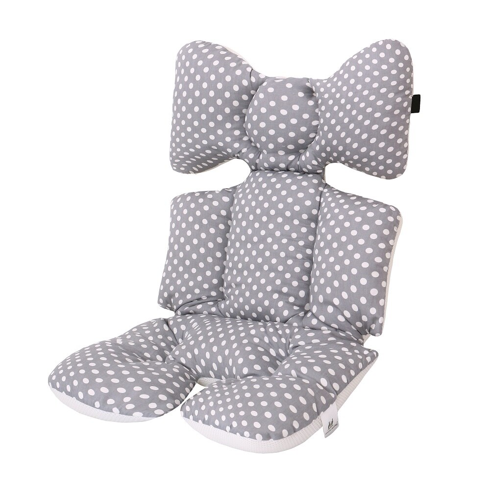 Miracle bébé Orginal tapis pour poussette | Doublure enfants chariot coussin de chaise, couche-culotte tapis de coton pour bébé fille et garçon: Grey dot