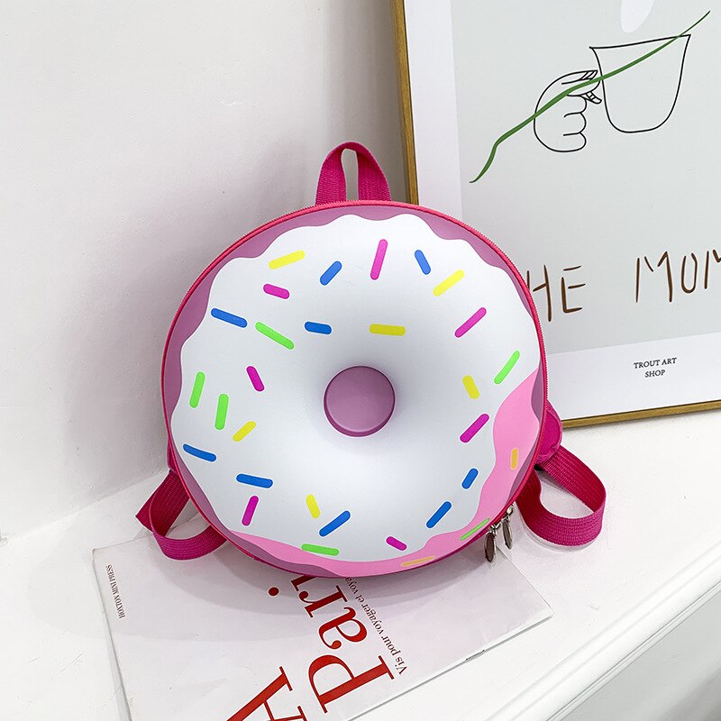 Donuts bedrukte rugzak voor baby's, kleuterschooltassen, schattige cartoontassen, kinderdagverblijf, peuters, boekentassen: B