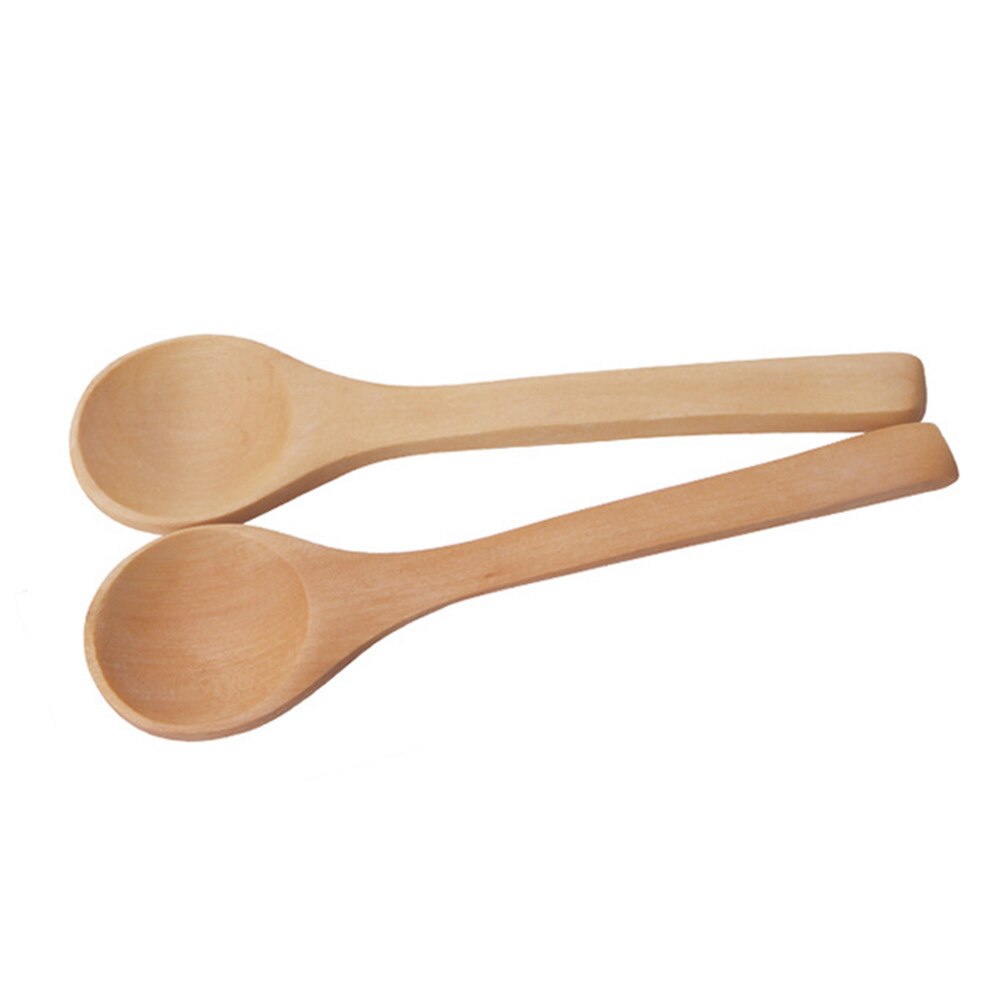 Herramienta de café utensilios de cocina cuchara para la sal cuchara de sabor de madera 13cm cocina azúcar accesorios de cocina Mini