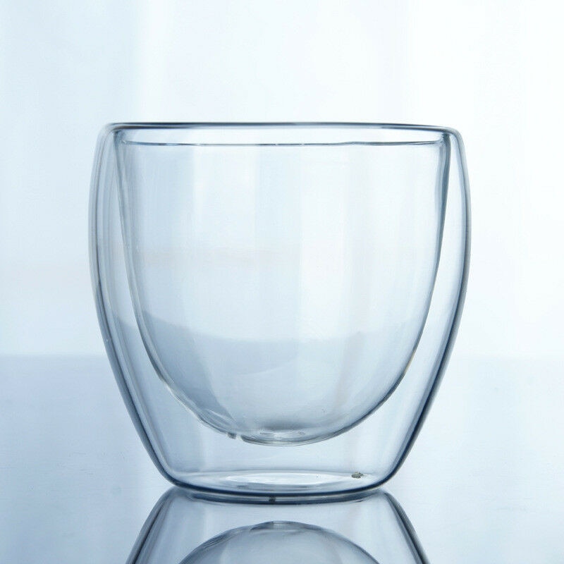 150-450ml dobbelt væg kop kaffe glas te isoleret krus espresso kop vin øl