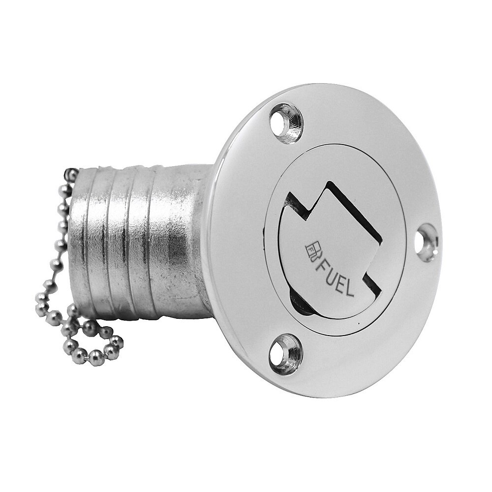 45 Degree 38mm Stainless Steel 316 Deck Filler GAS DIESEL FUEL WASTE WATER High Mirror Polishing Marine Boat Deck Fill Filler: Fuel 38mm