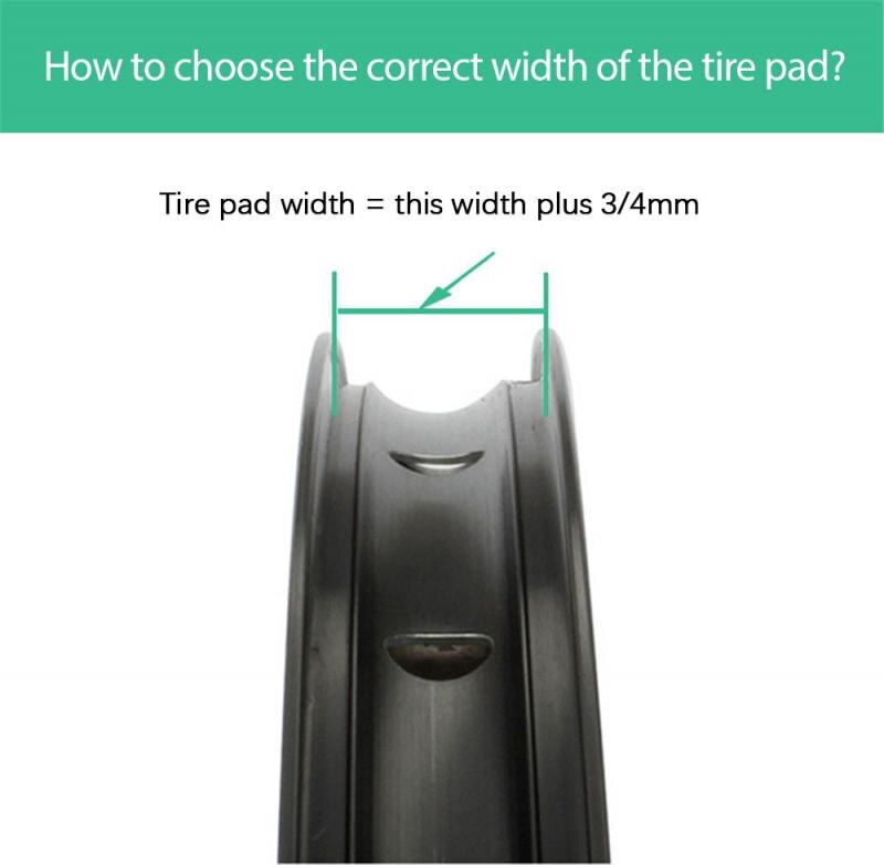 MTB Tire pad Patch Tape strong adhesion Bicycle Tubeless Tire Pad Vacuum Ring Lining Belt Tire Sealing Tire Pad Tape