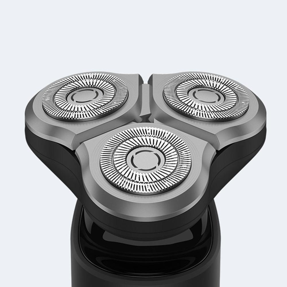 Xiaomi cabeça de barbear elétrica para seco molhado máquina de barbear aparador barba lâmina de barbear substituição para mijia s500 s500c s300