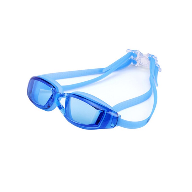 Vandtætte svømmebriller anti-tåge svømmebriller holdbare mænd kvinder vand fitness briller udstyr: Blå 1