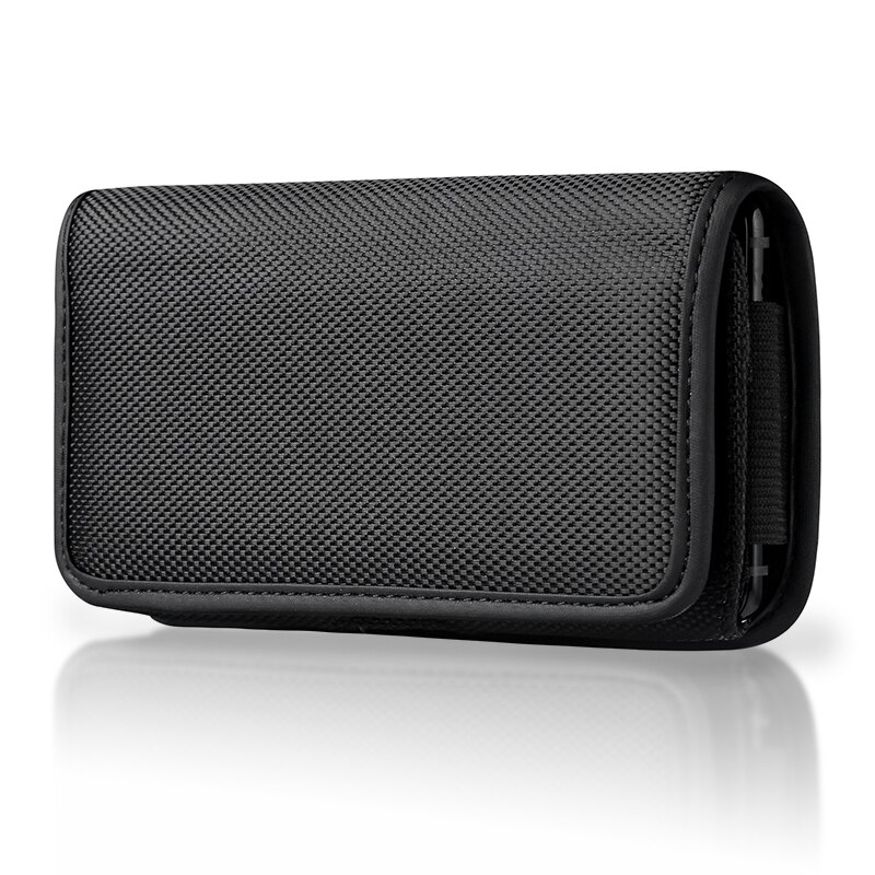Saco do telefone móvel saco da cintura para o iphone xiaomi samsung huawei 3.5-6.3 polegada bolsa caso cinto clipe coldre oxford pano saco da aleta capa