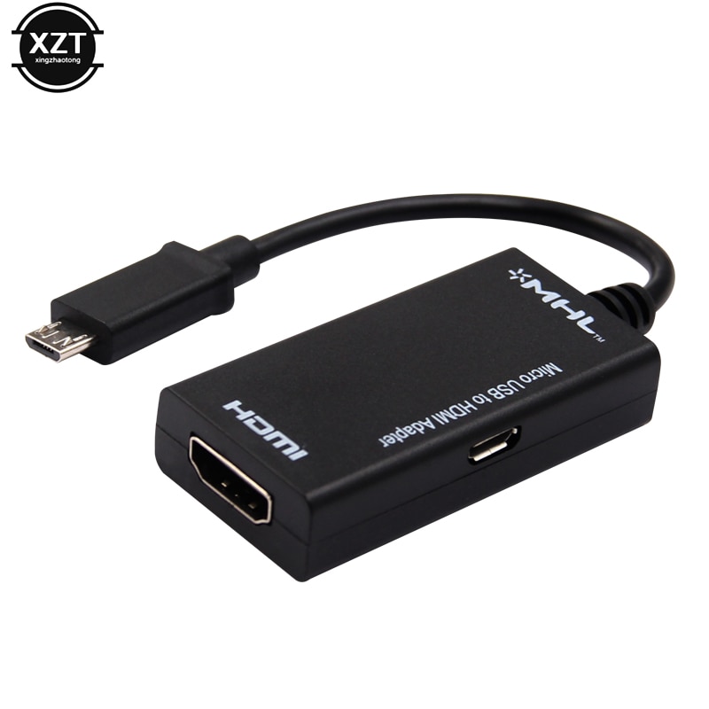Mirco Usb Naar Hdmi Adapter Kabel Hd Tv Mhl 1080P Man-vrouw Adapter Voor Samsung Lg G2 G3 android Telefoon 5pin Naar Hdmi Converter
