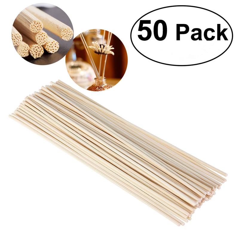 50pcs Aroma Diffuser Replacement Rattan Reed Sticks Essential Oil Scented Volatile Stick