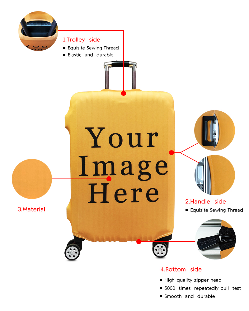 Me contro Te Travel Luggage Suitcase Cover Trolley Bag Protective Cover Men's Women's Elastic Suitcase Cover
