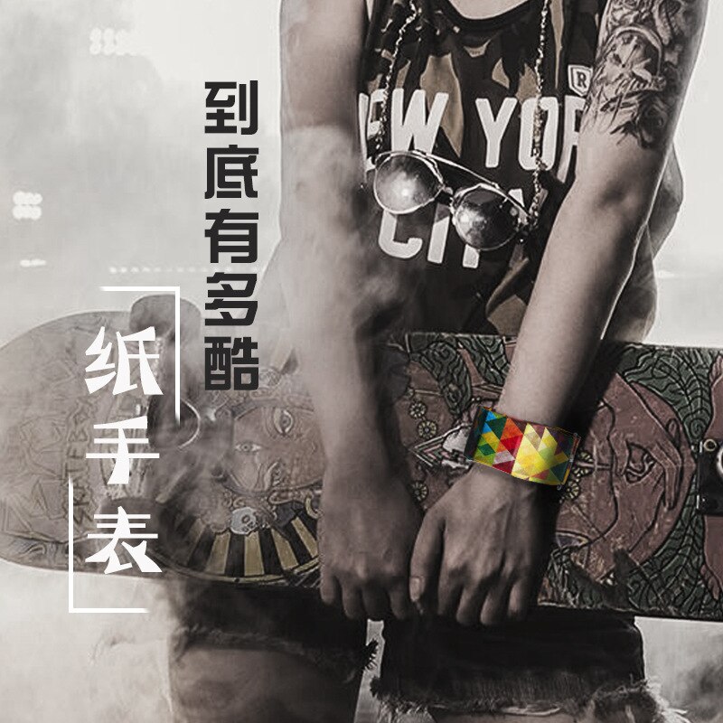 Led Newspaper Watch Diy Waterproof Men Or Women Couple Watches Magnetic Simple Digital Watch Relogio Masculino