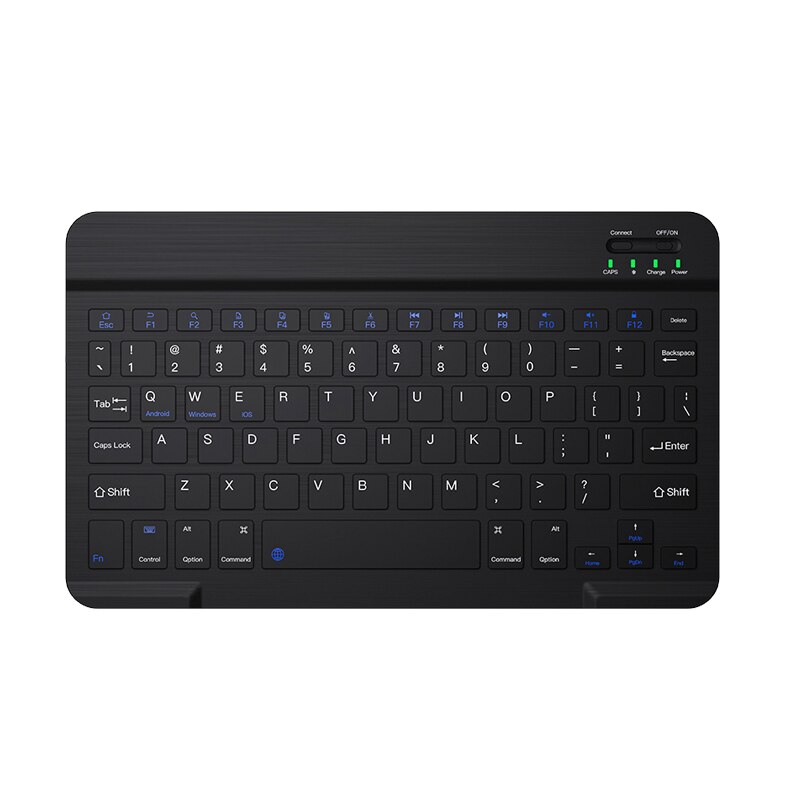 Portable Wireless Bluetooth Keyboard For IPad Samsung Xiaomi Android Tablet Ultra Thin Universal Bluetooth Keyboard Mouse Sets: Black