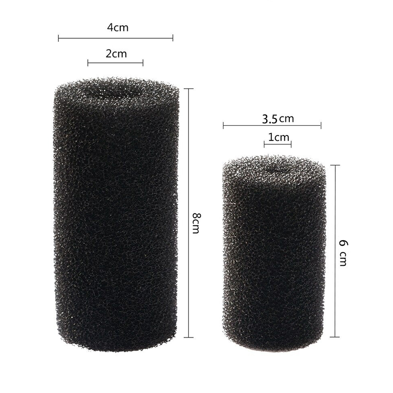 Esponja prefiltro para acuario, filtro de entrada de flujo para pecera, rollo de espuma para evitar peces pequeños, camarones, herramienta de barril de filtro de succión