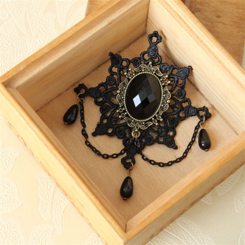 YiYaoFa, broche Vintage hecho a mano para mujer, joyería de , Pin, broche de tela antigua, accesorios para mujer, ramillete de encaje de , YBR-12