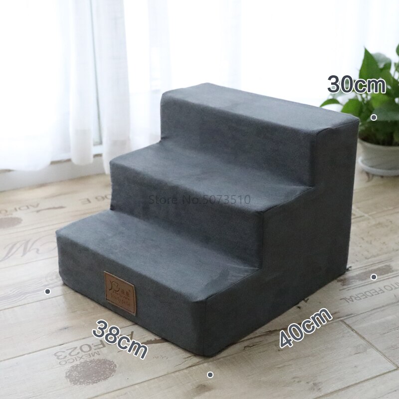 Pet Stair Dog Climbing Small Stairs Kitten Stepping Bed Four-layer Ladder Go To: Camouflage