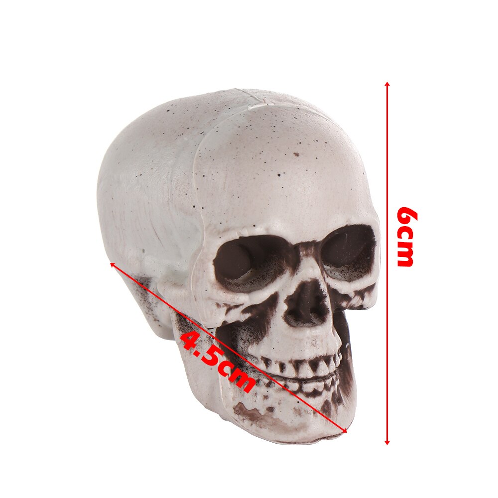 Halloween Props All Size Skeleton Head Skeleton Halloween Style Photo Prop Home Party Decor Game Supplies: 4.5x4.5x6cm