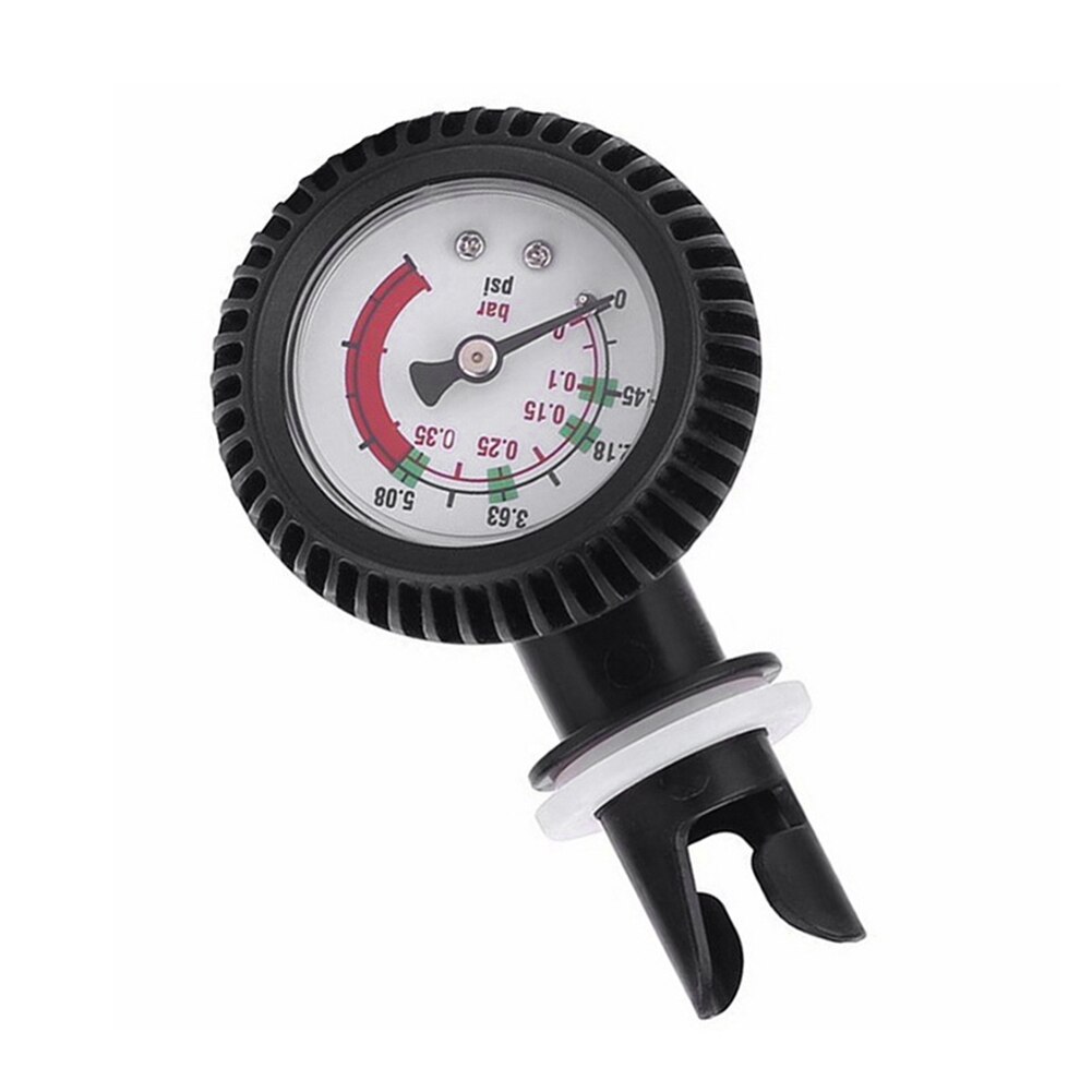 5.08psi PVC Pressure Gauge Air Thermometer Test Manometer For Inflatable Boat Kayak Board Surfing Air Pressure Gauge