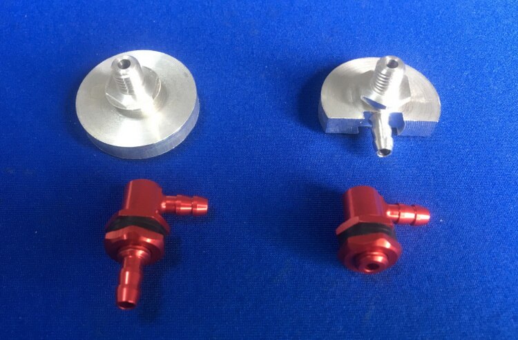 Kuza 100% Original V3 Alloy Whole Nozzle Barb For Fuel Tank Bottle Fuel Nozzle For Gasoline Fuel Tank Smoking Tank Diy