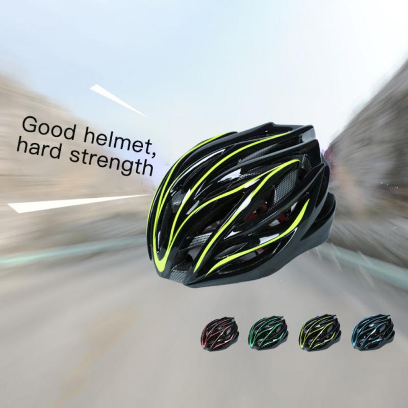 1 Men Women Cycling Helmet Air Vents Cycling Helmet Riding Mountain Road Bike Helmet Head Safety Helmet