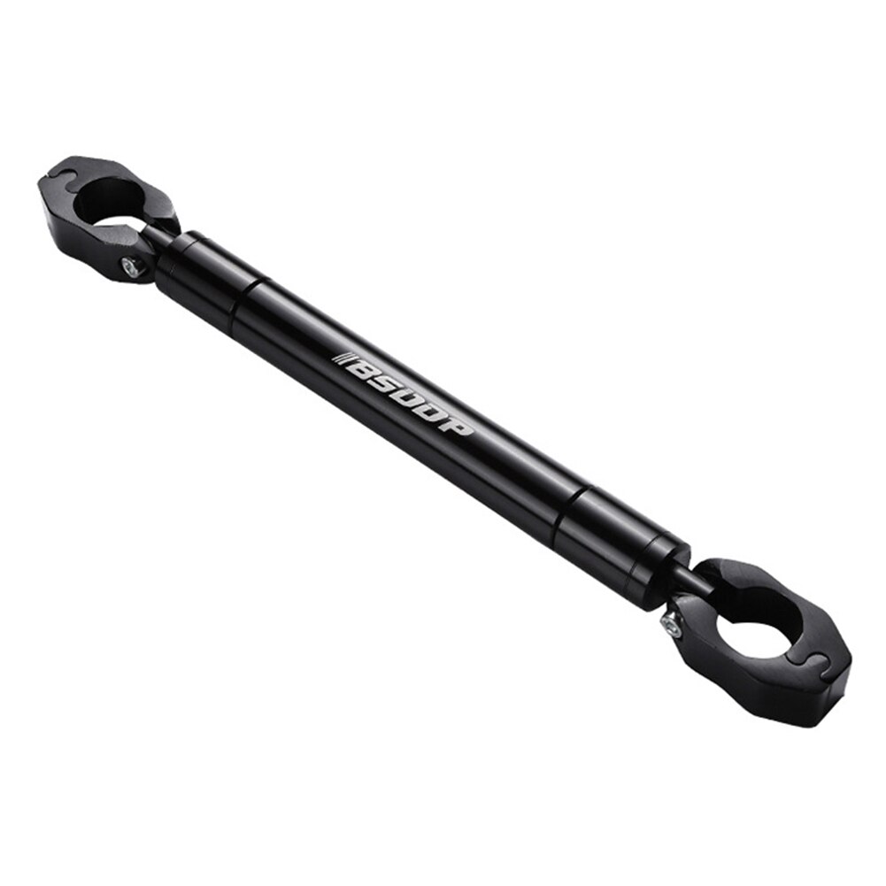 Adjustable Aluminum Alloy Motorcycle Strength Handlebar Balance Crossbar: Black