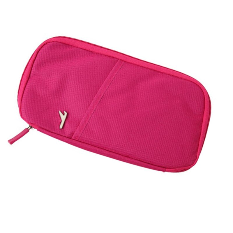 Accesorios de viaje bolsas de almacenamiento cartera para pasaporte tarjetas de identificación para crédito porta Tickets cartera Multicolor bolsa Oxford PA640638