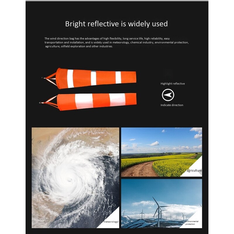 Weather Nylon Wind Sock Weather Vane Windsock Outdoor Toy Kite Wind Monitoring Needs Wind Indicator