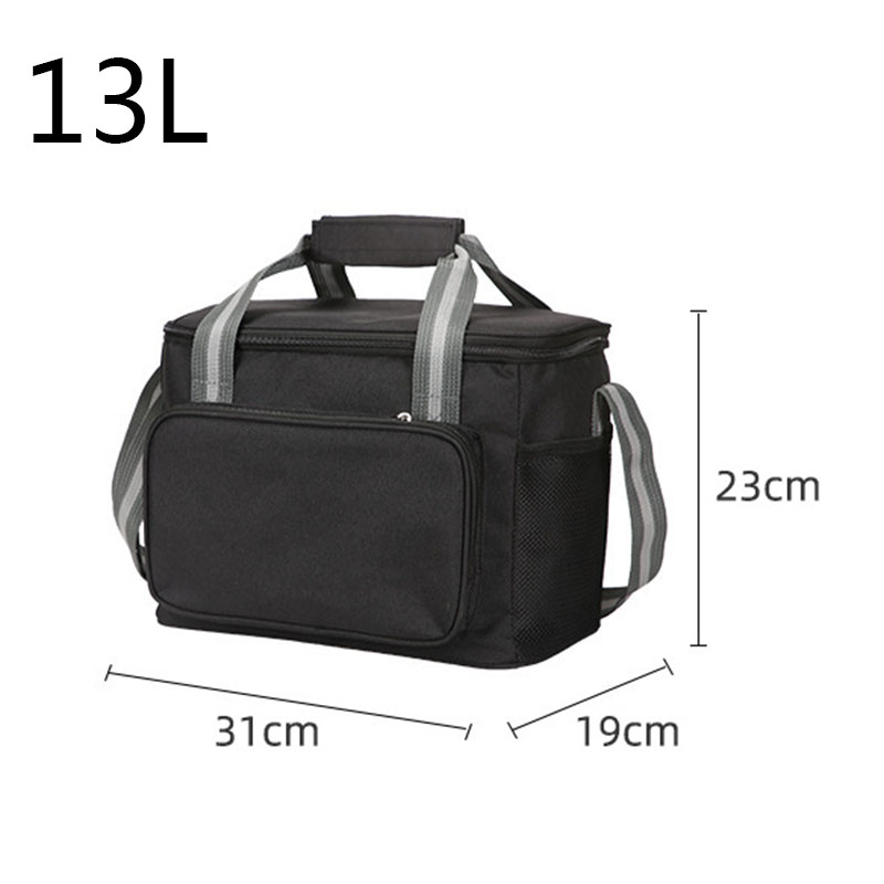 13L Thermische Koeler Lunchbox Tas Voor Werk Picknick Zak Auto Ice Pack Bolsa Termica Loncheras Para Mujer