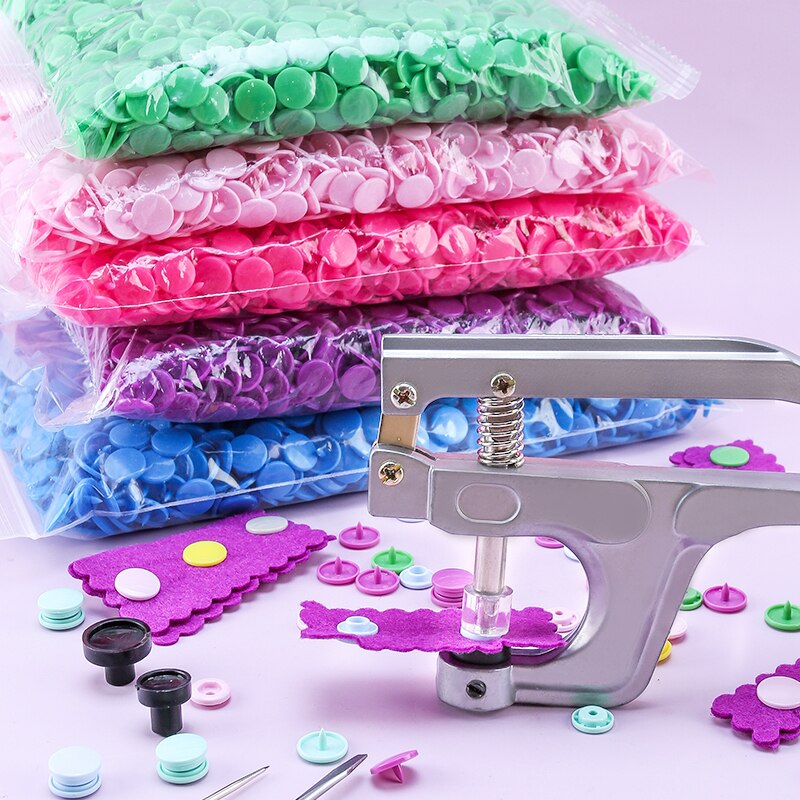 T5 Plastic Snap Buttons For Clothing DIY Garment Press Stud Fasteners Used to Kids diapers/Bibs/Bags/Folder/