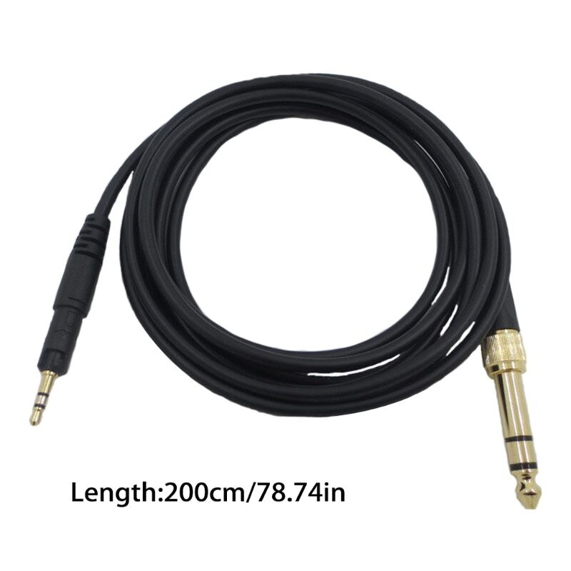 Vervangende Kabel Voor Audio-Technica ATH-M50X M40X M60X M70X Hoofdtelefoon Past Veel Hoofdtelefoon 23 AugT2 6.35Mm Conversie Hoofd