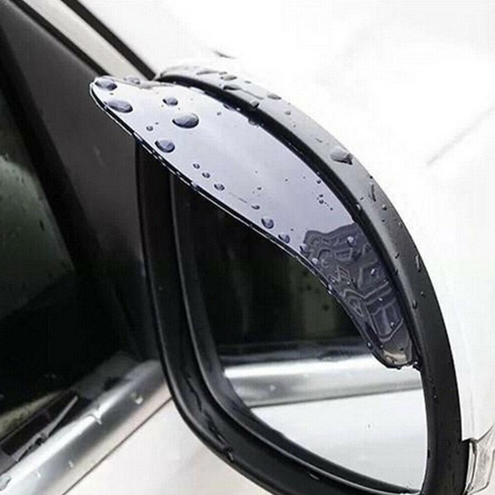 2 Stuks Auto Rear View Side Spiegel Regen Raad Zonneklep Protector Shield Spiegel Styling Flexibele Achteruitkijkspiegel Voor Auto Auto schaduw X9L1