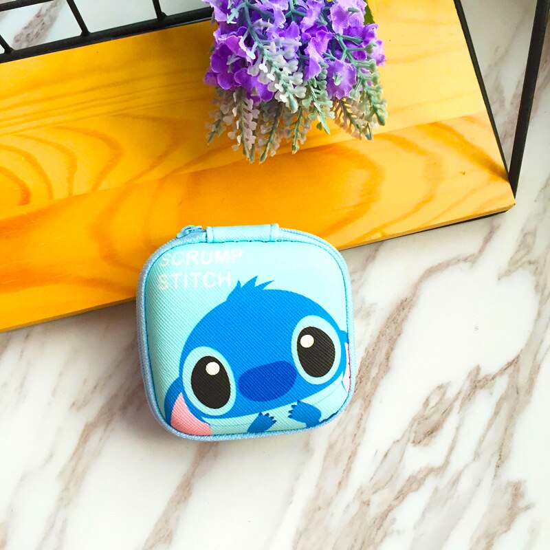 Cute Cartoon Mini Chiusura Lampo caso Duro Della Cuffia Portatile Auricolari Sacchetto Della scatola Auricolare Sacchetto Di Immagazzinaggio Caso di Protezione USB Cable Organizer: 11