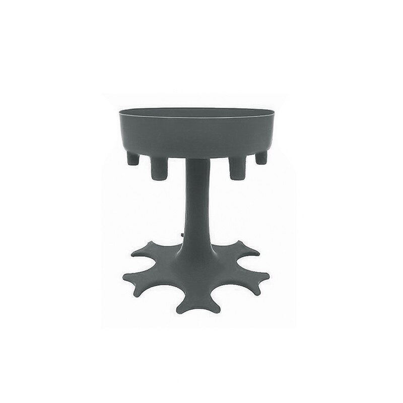 6 Shot Glass Dispenser Holder Wine Glass Rack Cooler Beverage Dispenser Party Started Fast Games Drinking Tools Bar Accessoies: Gray without cup