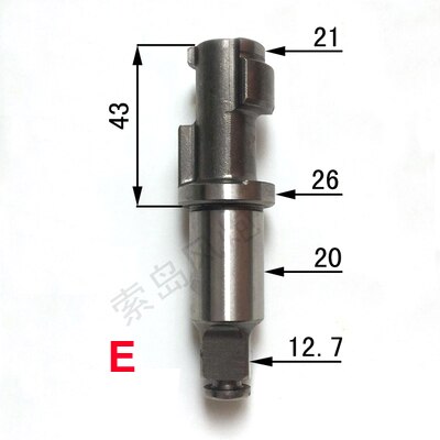 Luftstødnøgle reparationsdele vedligeholdelse tilbehør motorlejer skive cylinder cylinder akselventil: E