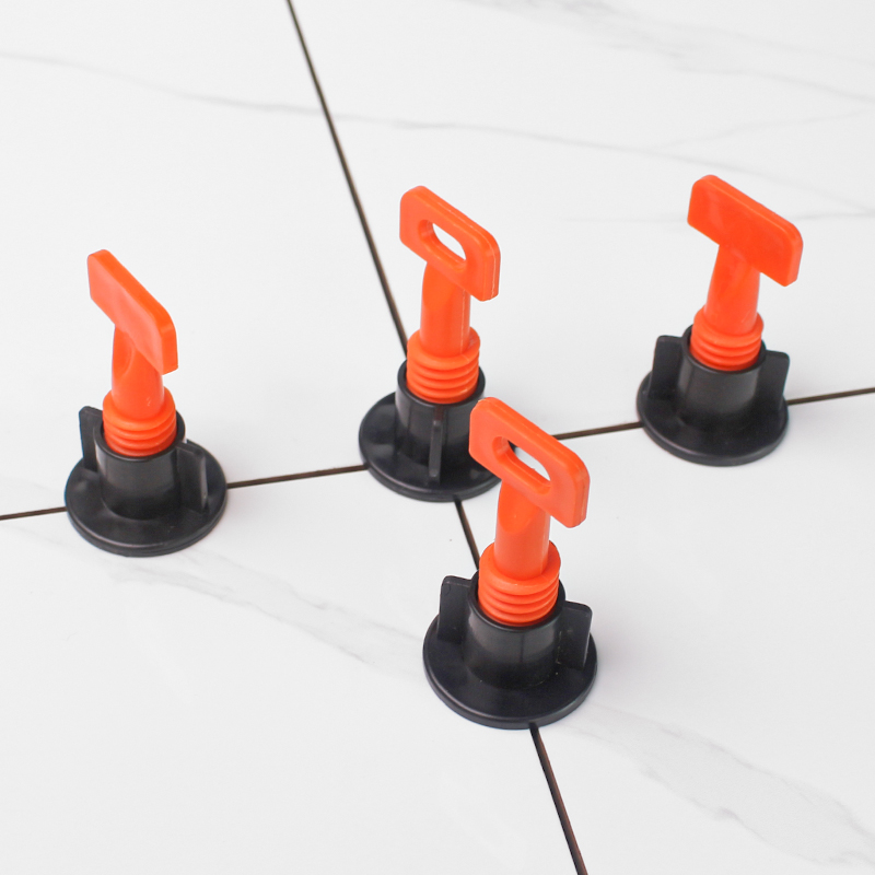 100Pcs 1mm 1.5mm 2mm leveling Base Tile Levelling Spacers Flooring Tiling Tool For Suit Household System Floor Tile Kits Tools