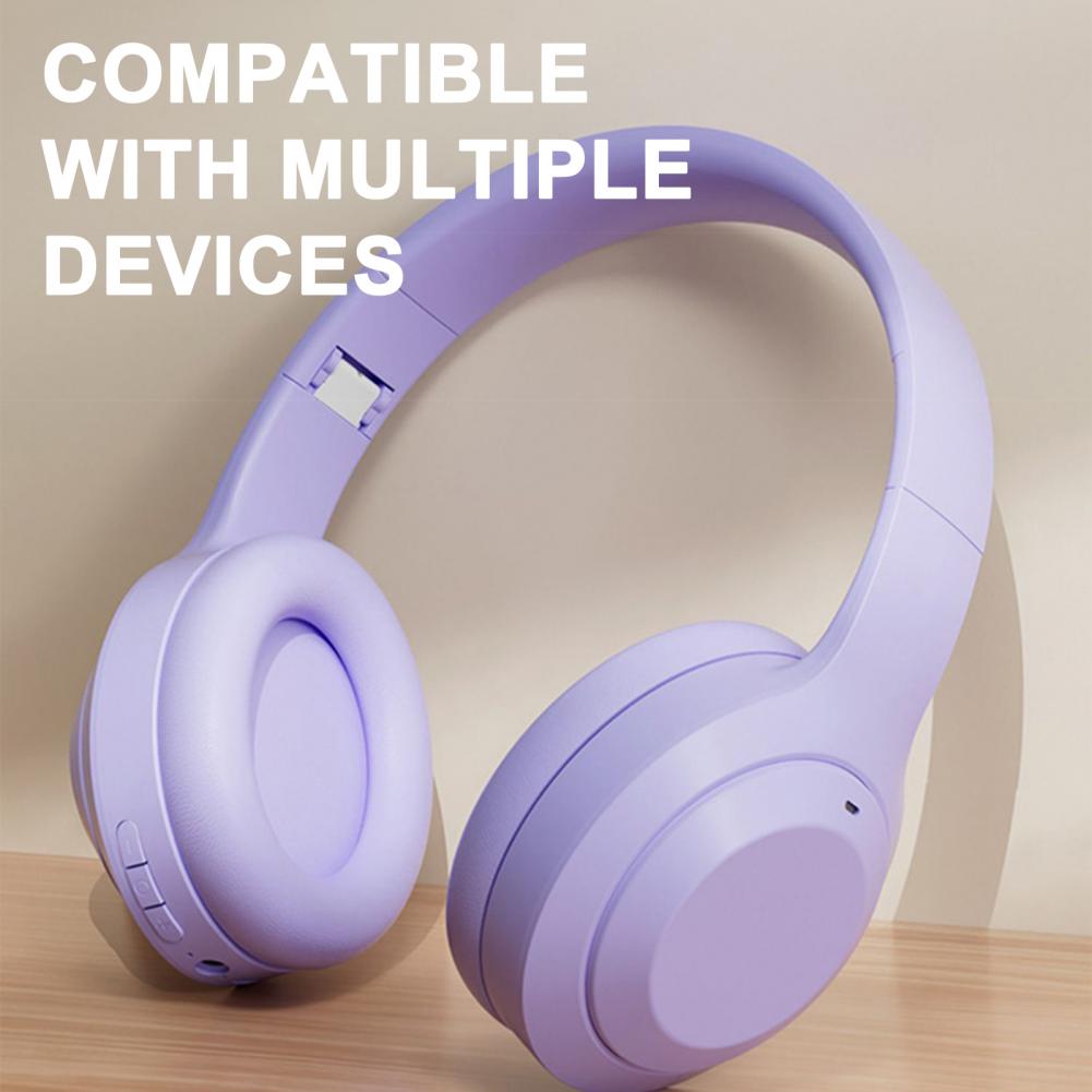 Stereo Headphones Wireless Headset Wireless Over-ear Headphones with Active Noise Cancelling Hi-res Audio for Music