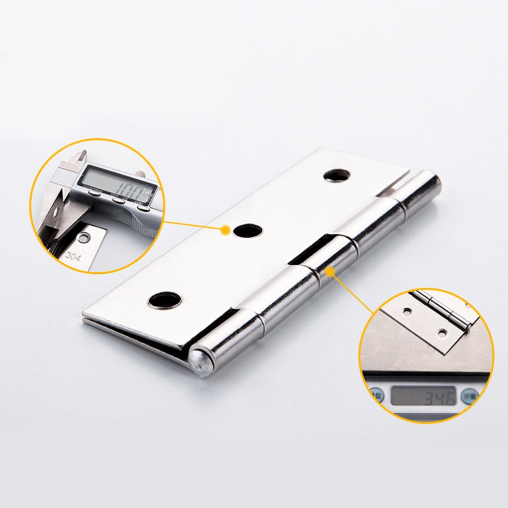 32pcs 1.5 Inch Door Hinge Stainless Steel Flap Hinge Counter Back Flap Backflap Hinge Drawer Butt Hinge (Silver)