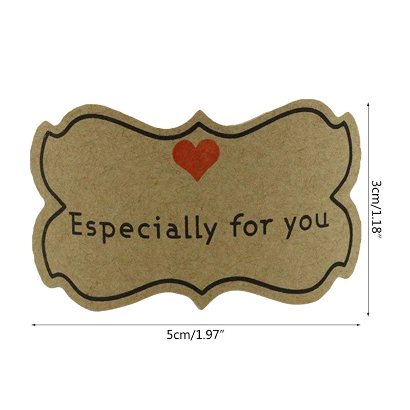250pcs/roll Especially for You Stickers Kraft Seal Labels Handmade Scrapbooking Packaging Stationery Decoration