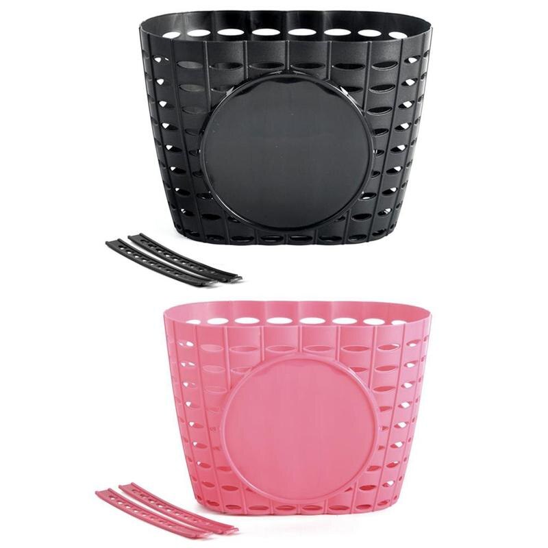 Barn cykel korg skoter barn cyklar främre objekt ihåliga förvaring korgar cykel shopping tillbehör