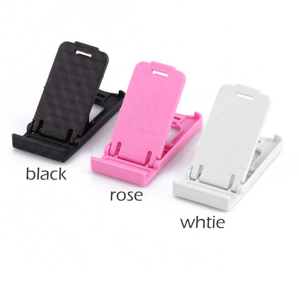 Universal Plastic Phone Holder Stand Foldable Desk Stand Holder 4 Degrees Adjustable Universal For IPhone For Xiaomi Phone