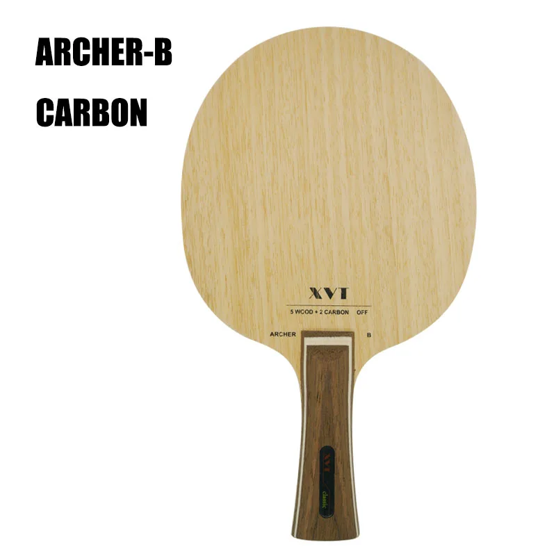 XVT Bogenschütze-B Berufs Kohlenstoff Tischtennis paddel/Tischtennis Klinge/tischtennis Schläger senden Rand Band Freies: Default Title