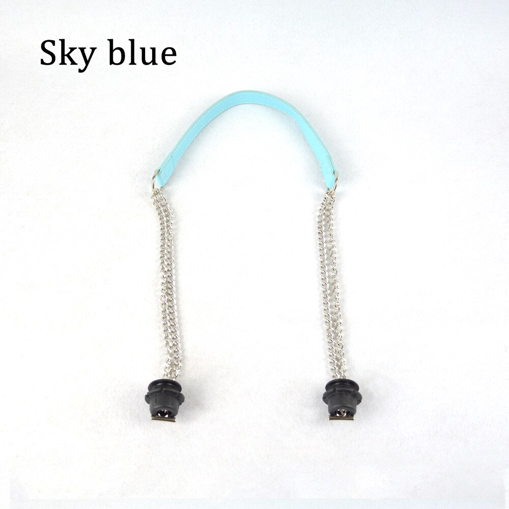 Tanqu 1 Stuk Obag Zilveren Lange Dubbele Ketting Ot T Obag Handvatten Voor Obag Eva O Tas Bakken Vrouwen Tas schouder Handtas: Sky Blue
