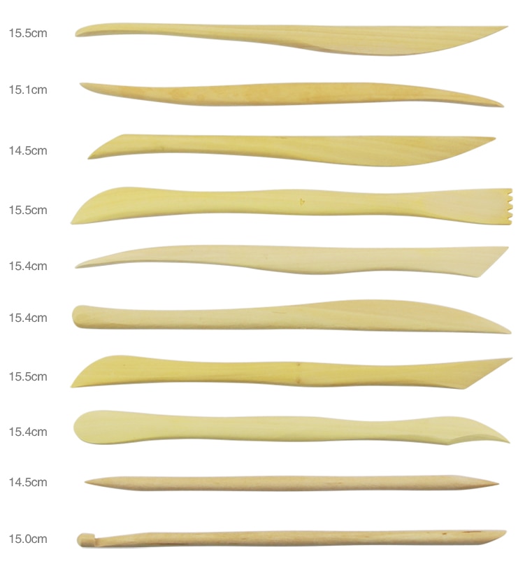 Modelage moule boue forme bois Sculpture sculpter poterie modèle sculpter graver artisanat jouer pâte artisanat cire lisse argile outil