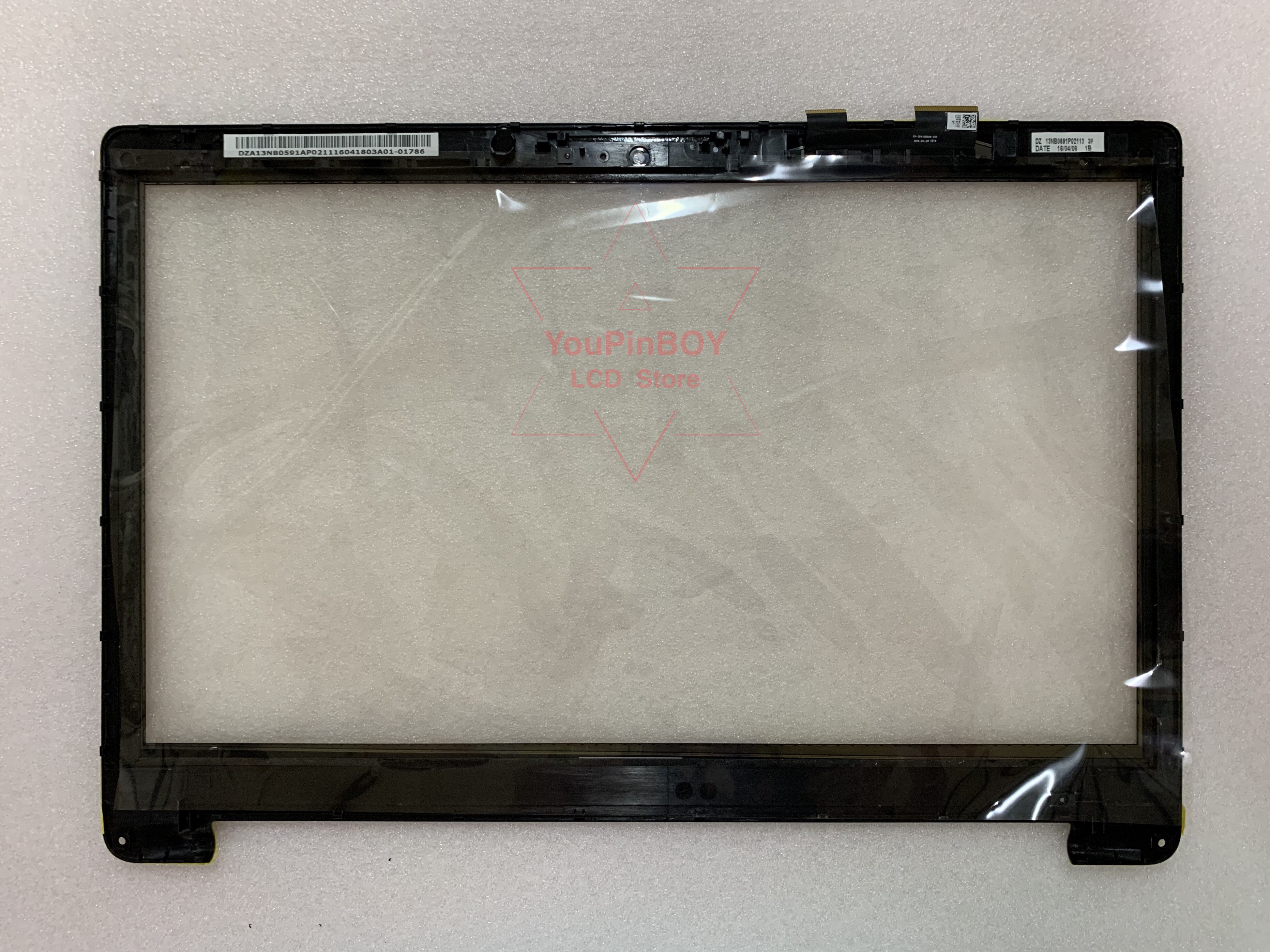 Recambio de pantalla táctil para Asus Transformer Book, FP-TPAY15611A-01X de repuesto de cristal con Marco, 15,6 pulgadas, TP550, TP550L, TP550LD